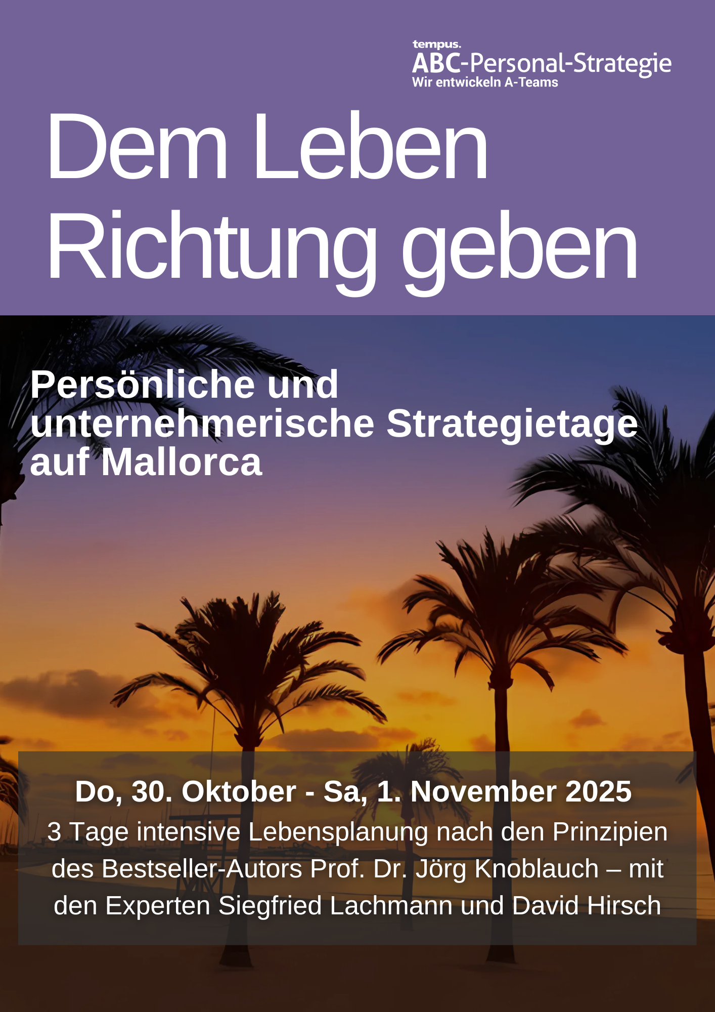 Dem Leben Richtung geben Broschüre